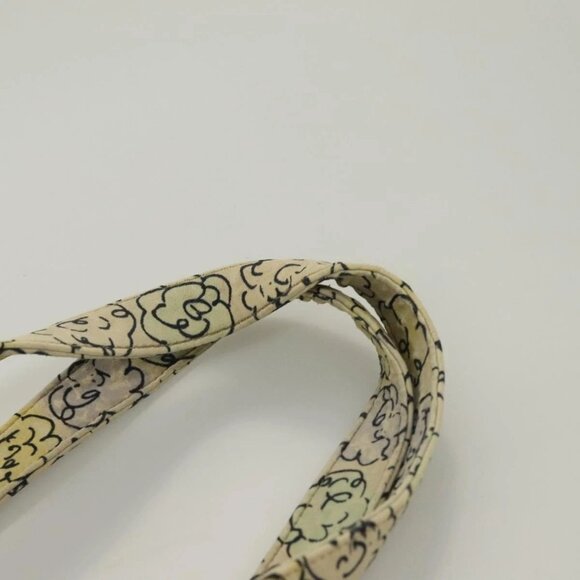 CHANEL Camelia COCO Mark Tote Bag Cotton Multicolor CC Auth BA3738 - Picture 8 of 16